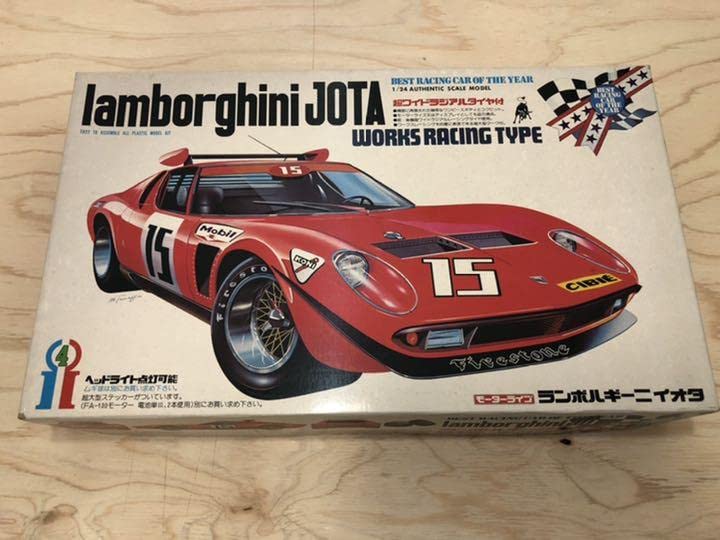 Lamborghini - 【未組立】イッコー模型 1/24 ランボルギーニ イオタ モーターライズ Lamborghini - 【未組立】イッコー模型 1/24 ランボルギーニ
